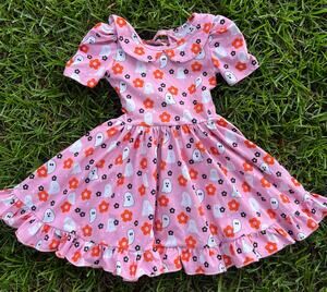 Girlhood Pink Toddler Girls Ghost Halloween Boutique Dress Size 3T